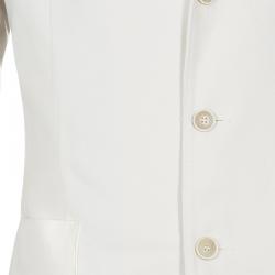 مملوكة مسبقًا Loro Piana Men's Beige Cotton Blazer M