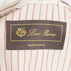 مملوكة مسبقًا Loro Piana Men's Beige Cotton Blazer M