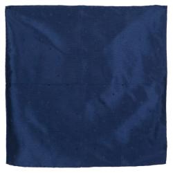 Louis Vuitton Navy Blue Silk Monogram Pocket Square