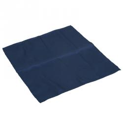 Louis Vuitton Navy Blue Silk Monogram Pocket Square