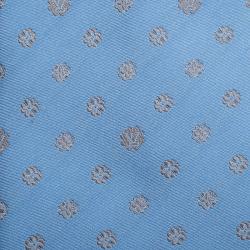 Pre Owned ربطة عنق لوي فيتون سيل كلوفر مونوغرامية زرقاء