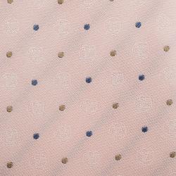 مملوكة مسبقًا ربطة عنق لوي فيتون حرير منقط طبع LV وردية