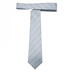 Pre Owned ربطة عنق لوي فيتون إيكو حرير زرقاء