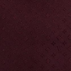 Louis Vuitton Bordeaux Burgundy Damier Silk Tie ref.298195 - Joli Closet