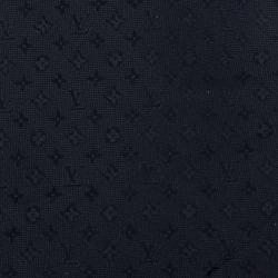 Pre Owned Louis Vuitton Dark Grey Silk Monogramissime Tie