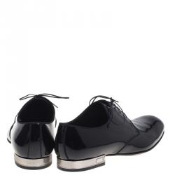 مملوكة مسبقًا Louis Vuitton Black Patent Leather Derby Size 43