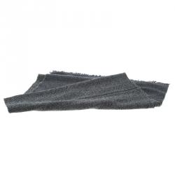 Louis Vuitton Navy Blue Monogrammed Wool Persuasion Stole