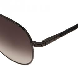 Pre Owned Louis Vuitton Damier Graphite Conspiration Pilote Aviators 