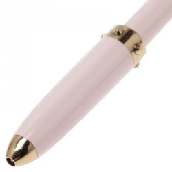 Pre Owned قلم حبر جاف لوي فيتون آجندا فولاذ وإيناميل وردي