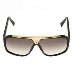 Louis Vuitton Black Evidence Square Sunglasses Louis Vuitton