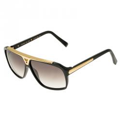 Pre Owned Louis Vuitton Black Evidence Square Sunglasses