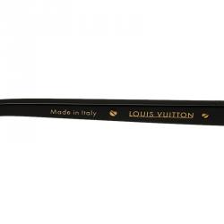 Pre Owned Louis Vuitton Black Evidence Square Sunglasses