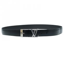 Louis Vuitton Black Leather Neogram Buckle Belt 95 CM Louis Vuitton | The  Luxury Closet