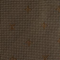 مملوكة مسبقًا Louis Vuitton Brown Logo Woven Silk Tie
