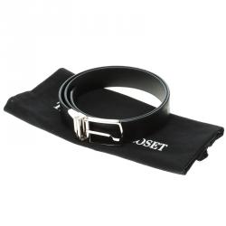 Pre Owned حزام لوي فيتون بوسطن بوجهين جلد منقوش دامييه 90 سم