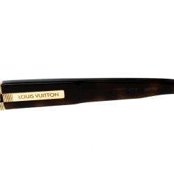 Pre Owned نظارة شمسية لوي فيتون Z0272W دامييه بني GM