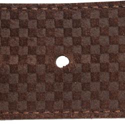 Pre Owned Louis Vuitton Brown Suede Initiales Belt