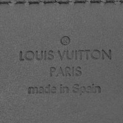 Pre Owned Louis Vuitton Brown Suede Initiales Belt