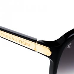 مملوكة مسبقًا نظارة شمسية لوي فيتون إيفيدنس Z0350W سوداء مربعة