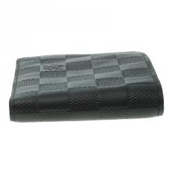 Pre Owned محفظة لوي فيتون سليندر جلد إنفيني دامييه سوداء