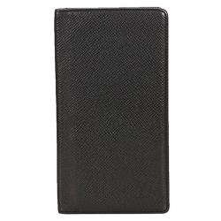 Louis Vuitton Black Taiga Leather Porte Valeurs Organiser