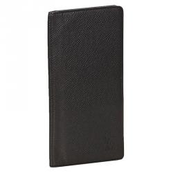 Louis Vuitton Black Taiga Leather Porte Valeurs Organiser