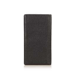 Louis Vuitton Black Taiga Leather Porte Valeurs Organiser