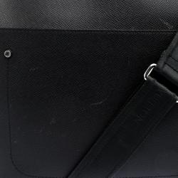Louis Vuitton Black Taiga Leather Grigori PM Messenger Bag