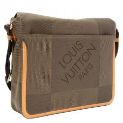 Pre Owned Louis Vuitton Terre Damier Geant Canvas Messenger Bag