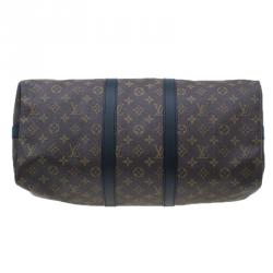 Pre Owned Louis Vuitton Monogram Canvas Macassar Keepall Bandouliere 45