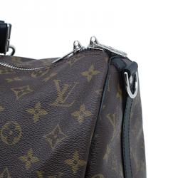 Pre Owned Louis Vuitton Monogram Canvas Macassar Keepall Bandouliere 45