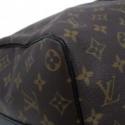 Pre Owned Louis Vuitton Monogram Canvas Macassar Keepall Bandouliere 45