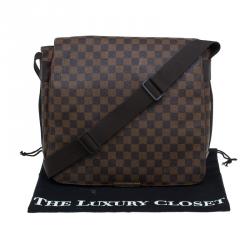 Pre Owned Louis Vuitton Damier Ebene Canvas Bastille Messenger Bag