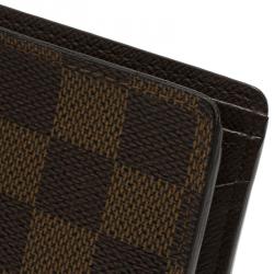 مملوكة مسبقًا Louis Vuitton Damier Ebene Canvas Slender Wallet 