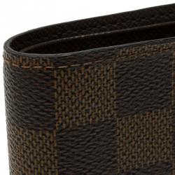 مملوكة مسبقًا Louis Vuitton Damier Ebene Canvas Slender Wallet 