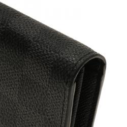 مملوكة مسبقًا Louis Vuitton  Damier Graphite Canvas Brazza Flap Wallet