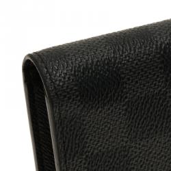 مملوكة مسبقًا Louis Vuitton  Damier Graphite Canvas Brazza Flap Wallet