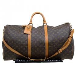 Pre Owned Louis Vuitton Monogram Canvas Keepall Bandouliere 60 