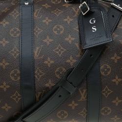 Pre Owned حقيبة لوي فيتون كيبال باندولير ماكاسار كانفاس مونوغرامي 45