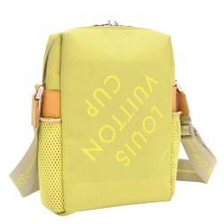 Louis Vuitton Limited Edition America's Cup Shoulder Bag in Yellow
