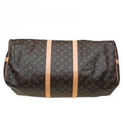 مملوكة مسبقًا Louis Vuitton Monogram Canvas Keepall Bandouliere 55