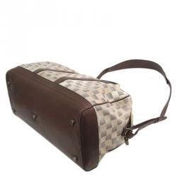 مملوكة مسبقًا حقيبة لوي فيتون ساك سبورت كانفاس لون دامييه