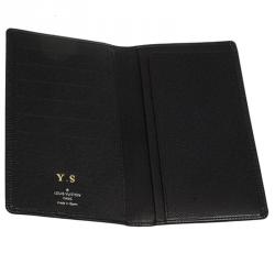Louis Vuitton Black Epi Leather Credit Card and Currency Wallet
