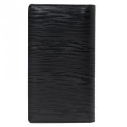 Louis Vuitton Black Epi Leather Credit Card and Currency Wallet
