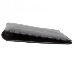 Louis Vuitton Black Epi Leather Credit Card and Currency Wallet
