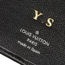 Louis Vuitton Black Epi Leather Credit Card and Currency Wallet
