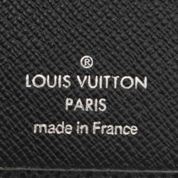 Pre Owned محفظة لوي فيتون جلد تايغا سوداء