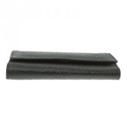 Louis Vuitton Black Taiga Leather 6 key Holder