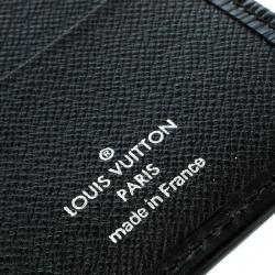 مملوكة مسبقًا Louis Vuitton Black Epi Leather Card Holder