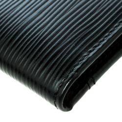 مملوكة مسبقًا Louis Vuitton Black Epi Leather Card Holder